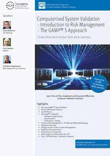 Computerised System Validation: The GAMP 5 Approach