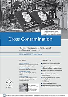 Cross Contamination The new EU requirements for the use of multipurpose equipment