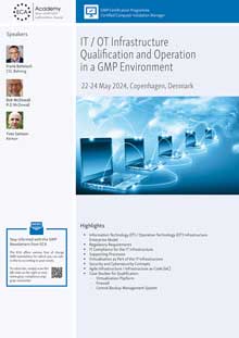 IT / OT Infrastructure Qualification and Operation in a GMP Environment
