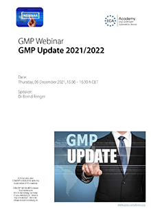 GMP-Webinar: GMP Update 2015/2016